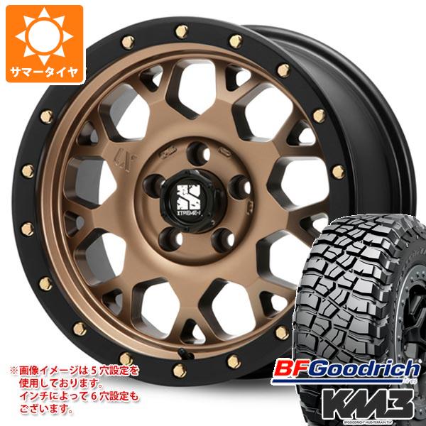 【タイヤ交換対象】サマータイヤ 265/70R17 121/118Q BFグッドリッチ マッドテレーンT/A KM3 MLJ エクストリームJ XJ04 8.0-17 タイヤホイール4本セット