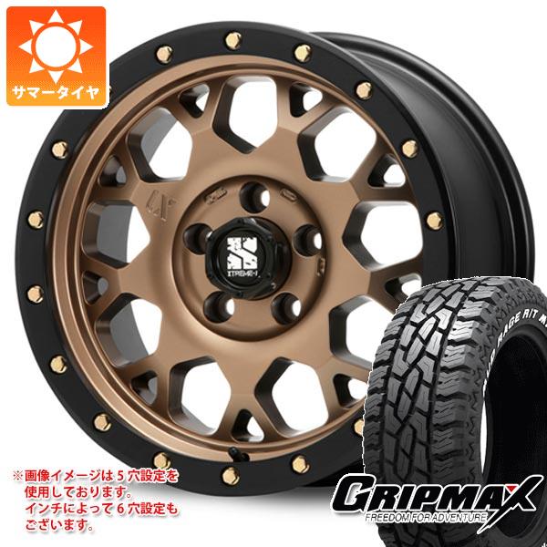 【タイヤ交換対象】エクリプスクロス GK系用 サマータイヤ グリップマックス マッドレイジ R/T MAX LT215/70R16 100/97R ホワイトレター MLJ エクストリームJ XJ04 7.0-16 タイヤホイール4本セット