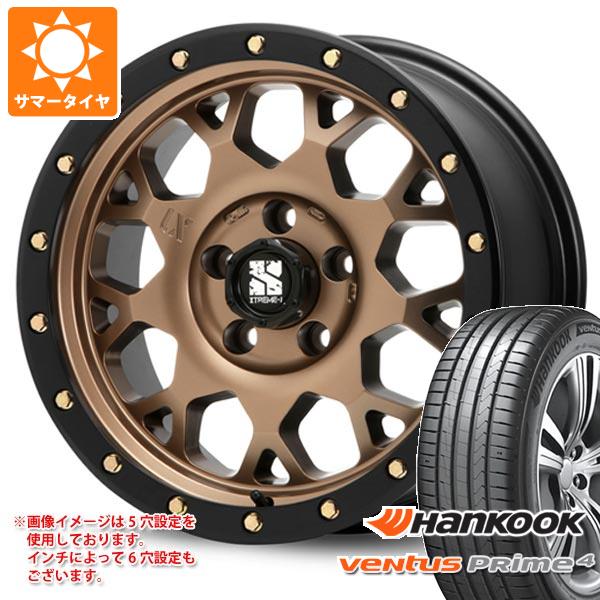 【タイヤ交換対象】T31エクストレイル用 サマータイヤ ハンコック ベンタス プライム4 K135 215/65R16 102H XL K135A MLJ エクストリームJ XJ04 7.0-16 タイヤホイール4本セット