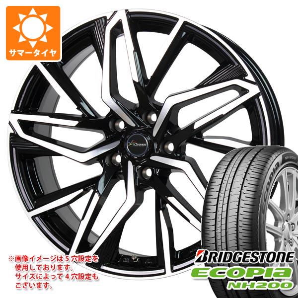 【タイヤ交換対象】サマータイヤ 205/65R16 95H ブリヂストン エコピア NH200 クロノス CH-112 6.5-16 タイヤホイール4本セット
