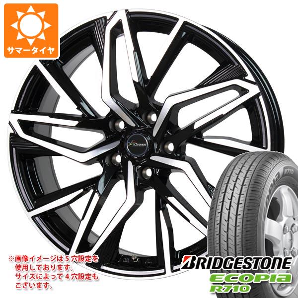 【タイヤ交換対象】サマータイヤ 145/80R12 80/78N ブリヂストン エコピア R710 (145R12 6PR相当) クロノス CH-112 4.0-12 タイヤホイール4本セット
