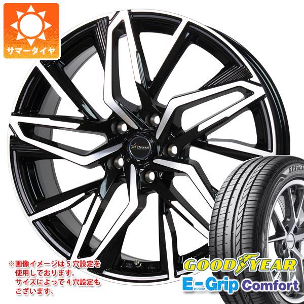 【タイヤ交換対象】サマータイヤ 245/40R20 99W XL グッドイヤー エフィシエントグリップコンフォート クロノス CH-112 8.0-20 タイヤホイール4本セット
