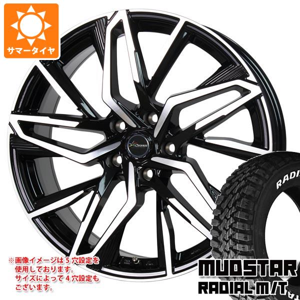 【タイヤ交換対象】サマータイヤ 215/60R16 99T XL マッドスター ラジアル M/T ホワイトレター クロノス CH-112 6.5-16 タイヤホイール4本セット