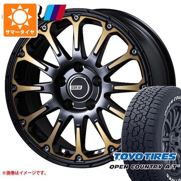 【タイヤ交換対象】ミツビシ エクリプスクロス GK系用 サマータイヤ トーヨー オープンカントリー A/T3 215/70R16 100T ホワイトレター SSR ディバイド FT 7.0-16 タイヤホイール4本セット
