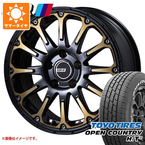 【タイヤ交換対象】ミツビシ エクリプスクロス GK系用 サマータイヤ トーヨー オープンカントリー H/T2 215/70R16 100H ホワイトレター SSR ディバイド FT 7.0-16 タイヤホイール4本セット