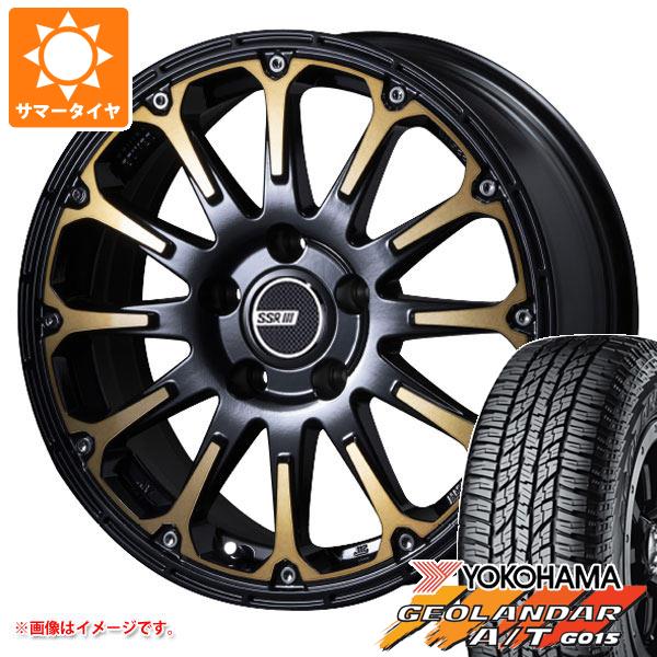 【タイヤ交換対象】サマータイヤ 225/75R16 115/112R ヨコハマ ジオランダー A/T G015 アウトラインホワイトレター SSR ディバイド FT 7.0-16 タイヤホイール4本セット