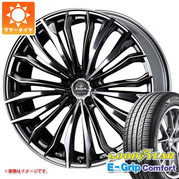 【タイヤ交換対象】サマータイヤ 245/40R20 99W XL グッドイヤー エフィシエントグリップコンフォート クレンツェ フェルゼン 358エボ 8.5-20 タイヤホイール4本セット
