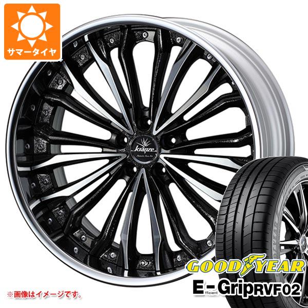 【タイヤ交換対象】サマータイヤ 245/45R20 103W XL グッドイヤー エフィシエントグリップ RVF02 クレンツェ フェルゼン 8.5-20 タイヤホイール4本セット