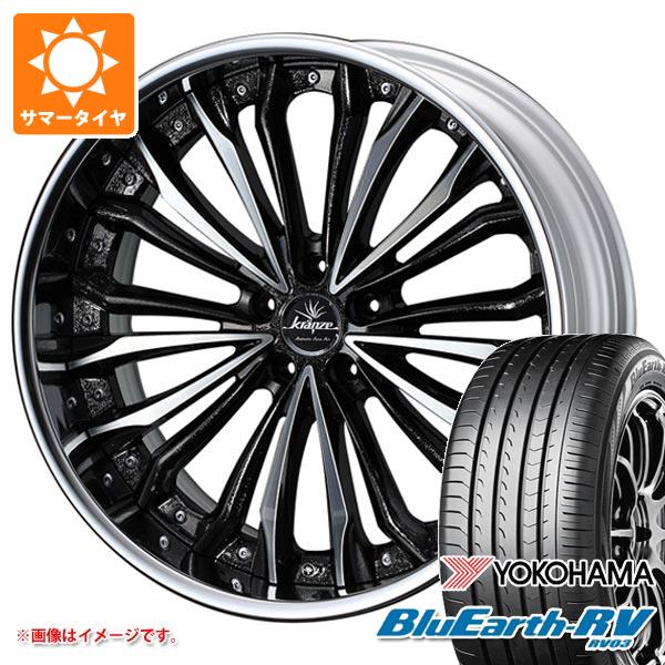 【タイヤ交換対象】サマータイヤ 225/40R19 93W XL ヨコハマ ブルーアースRV RV03 クレンツェ フェルゼン 8.0-19 タイヤホイール4本セット