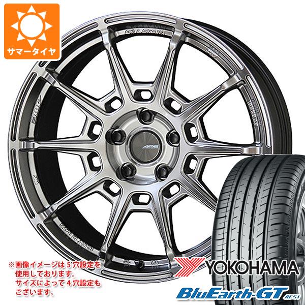 【タイヤ交換対象】GRヤリス用 サマータイヤ ヨコハマ ブルーアースGT AE51 225/40R18 92W XL ガレルナ レフィーノ 8.5-18 タイヤホイール4本セット