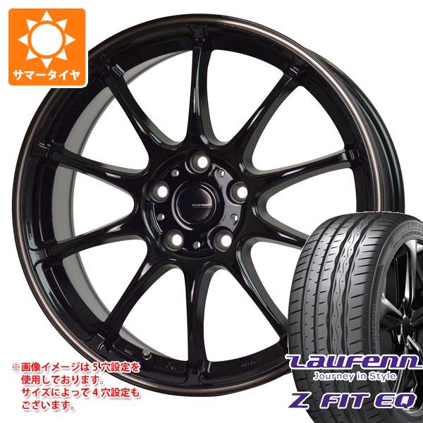 【タイヤ交換対象】サマータイヤ 225/45R18 95Y XL ラウフェン Zフィット EQ LK03 ジースピード P-07 7.5-18 タイヤホイール4本セット