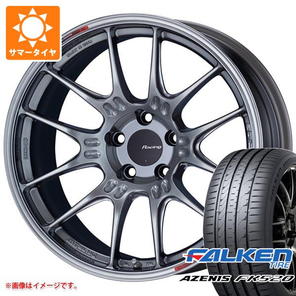 【タイヤ交換対象】サマータイヤ 235/45R18 98Y XL ファルケン アゼニス FK520L エンケイ レーシング GTC02 8.0-18 タイヤホイール4本セット