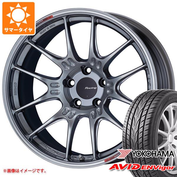 【タイヤ交換対象】サマータイヤ 245/45R19 98W ヨコハマ エービッド エンビガー S321 エンケイ レーシング GTC02 8.5-19 タイヤホイール4本セット