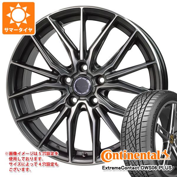 【タイヤ交換対象】サマータイヤ 235/60R18 107W XL コンチネンタル エクストリームコンタクト DWS06 プラス プレシャス アスト M4 8.0-18 タイヤホイール4本セット