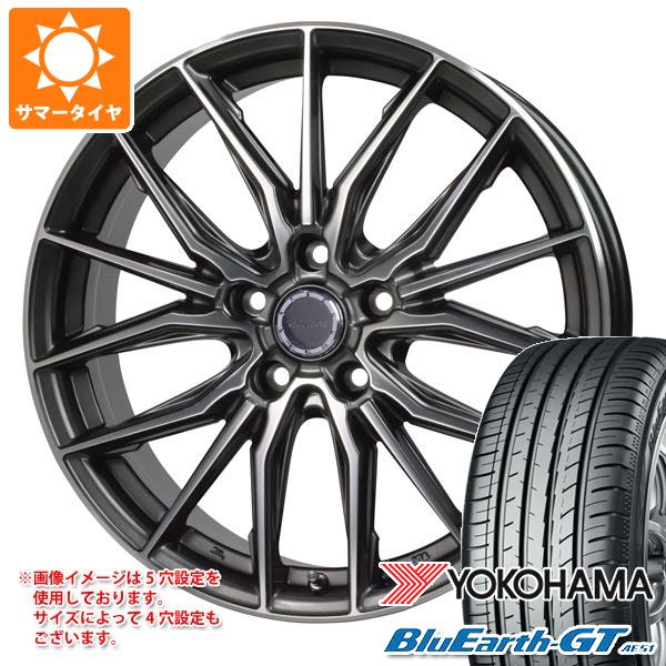 Rakuten - 【タイヤ交換対象】サマータイヤ 225/40R18 92W XL ヨコハマ ブルーアースGT AE51 プレシャス アスト M4 7.0-18 タイヤホイール4本セット