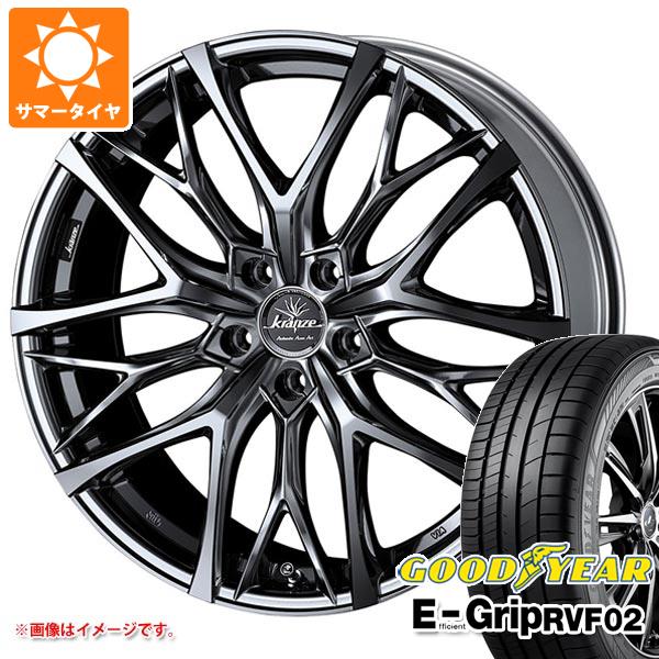 【タイヤ交換対象】サマータイヤ 245/40R20 99W XL グッドイヤー エフィシエントグリップ RVF02 クレンツェ ウィーバル 100エボ 8.5-20 タイヤホイール4本セット