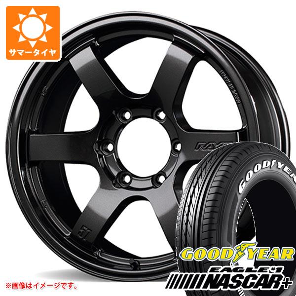 【タイヤ交換対象】ハイエース 200系用 2026年製 サマータイヤ グッドイヤー イーグル ＃1 ナスカープラス 215/65R16C 109/107R ホワイトレター レイズ グラムライツ 57DR-X 6.5-16 タイヤホイール4本セット