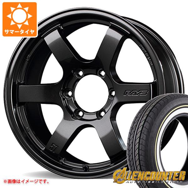 【タイヤ交換対象】ハイエース 200系用 サマータイヤ オーレンカウンター クラシックオーバル 215/65R16C 109/107T ホワイト/イエローリボン レイズ グラムライツ 57DR-X 6.5-16 タイヤホイール4本セット