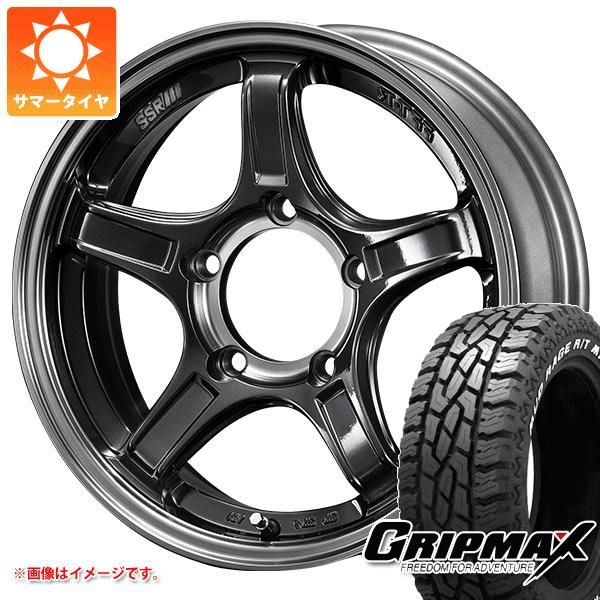 【タイヤ交換対象】ジムニー JB64W用 サマータイヤ グリップマックス マッドレイジ R/T MAX LT215/70R16 100/97R ホワイトレター SSR ディバイド X03J 5.5-16 タイヤホイール4本セット