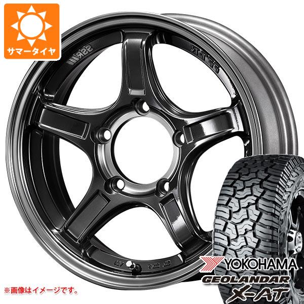 【タイヤ交換対象】5本セット ジムニー JB64W用 サマータイヤ ヨコハマ ジオランダー X-AT G016 LT215/70R16 100/97Q ブラックレター SSR ディバイド X03J 5.5-16 タイヤホイール5本セット