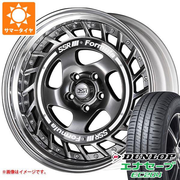 【タイヤ交換対象】サマータイヤ 175/60R16 82H ダンロップ エナセーブ EC204 SSR フォーミュラ エアロスポーク 6.0-16 タイヤホイール4本セット