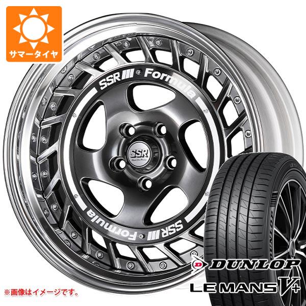【タイヤ交換対象】サマータイヤ 225/45R18 95W XL ダンロップ ルマン5 LM5+ SSR フォーミュラ エアロスポーク 7.5-18 タイヤホイール4本セット