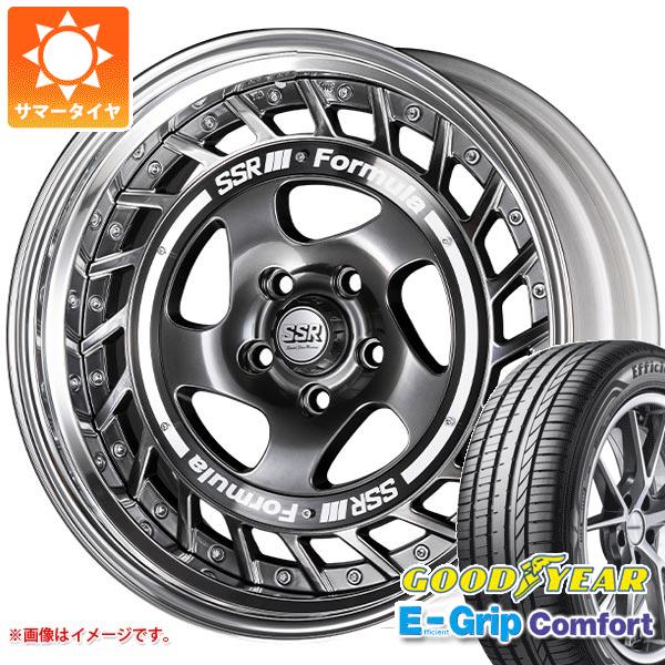 【タイヤ交換対象】サマータイヤ 225/40R18 92W XL グッドイヤー エフィシエントグリップコンフォート SSR フォーミュラ エアロスポーク 7.5-18 タイヤホイール4本セット
