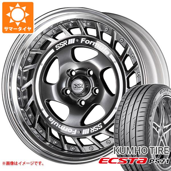 【タイヤ交換対象】サマータイヤ 225/40R19 93Y XL クムホ エクスタ PS71 SSR フォーミュラ エアロスポーク 8.0-19 タイヤホイール4本セット