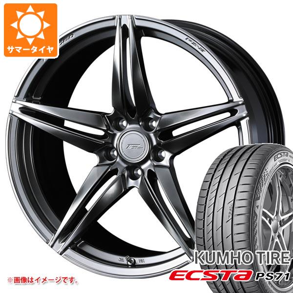 【タイヤ交換対象】サマータイヤ 215/40R18 89Y XL クムホ エクスタ PS71 F ゼロ FZ-3 7.5-18 タイヤホイール4本セット