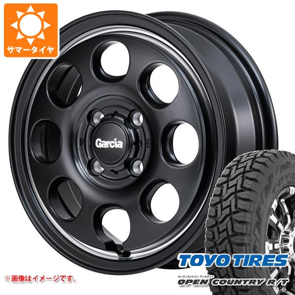 【タイヤ交換対象】キャリイ DA16T用 2025年製 サマータイヤ トーヨー オープンカントリー R/T 165/80R14 97/95N ホワイトレター ガルシア パーム8 4.5-14 タイヤホイール4本セット