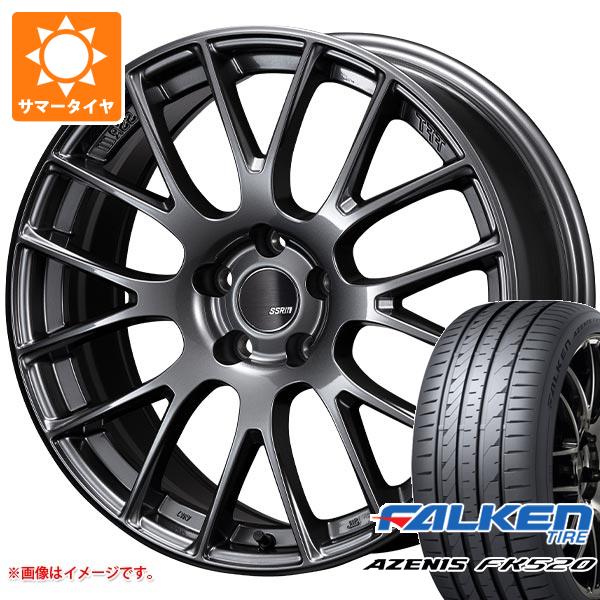 【タイヤ交換対象】サマータイヤ 245/45R18 100Y XL ファルケン アゼニス FK520L SSR GTV04 8.5-18 タイヤホイール4本セット
