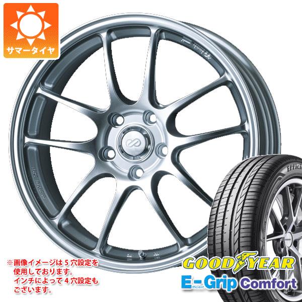 Rakuten - 【タイヤ交換対象】サマータイヤ 205/40R17 84W XL グッドイヤー エフィシエントグリップコンフォート エンケイ パフォーマンスライン PF01 6.5-17 タイヤホイール4本セット