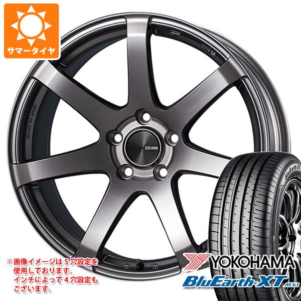 Rakuten - 【タイヤ交換対象】サマータイヤ 225/50R18 95V ヨコハマ ブルーアースXT AE61 エンケイ パフォーマンスライン PF07 8.0-18 タイヤホイール4本セット