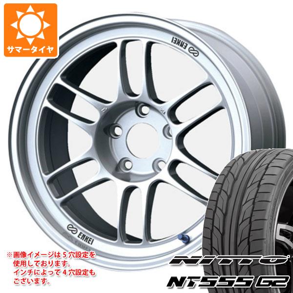 【タイヤ交換対象】サマータイヤ 215/45R18 93Y XL ニットー NT555 G2 エンケイ レーシング RPF1 7.5-18 タイヤホイール4本セット