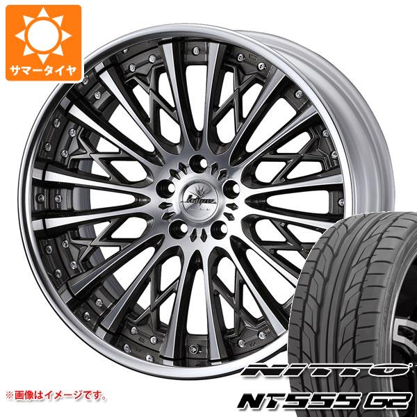 【タイヤ交換対象】サマータイヤ 245/35R19 93Y XL ニットー NT555 G2 クレンツェ シュリット 8.5-19 タイヤホイール4本セット