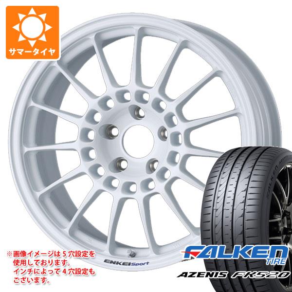 【タイヤ交換対象】サマータイヤ 235/50R18 101Y XL ファルケン アゼニス FK520L エンケイ スポーツ RC-T5 8.0-18 タイヤホイール4本セット