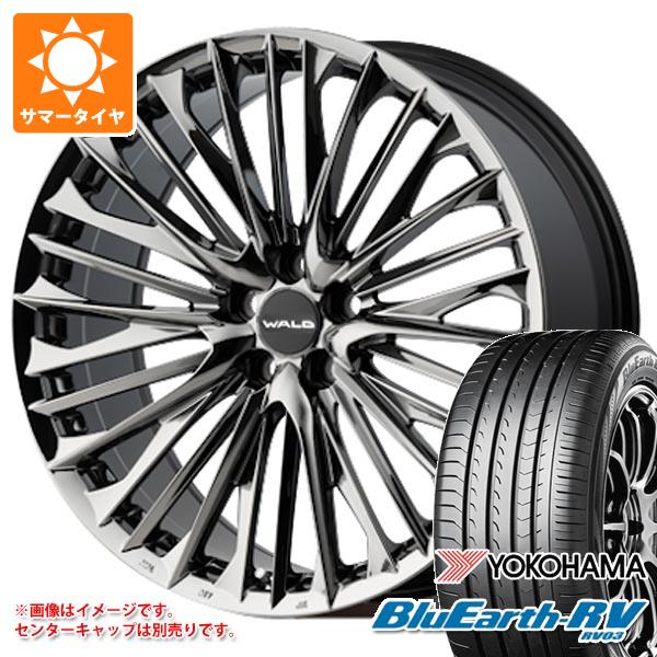 【タイヤ交換対象】サマータイヤ 225/40R19 93W XL ヨコハマ ブルーアースRV RV03 ヴァルド ジェニュインライン F001 80系 ノア/ヴォクシー用 7.5-19 タイヤホイール4本セット