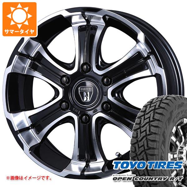 ハイエース 200系専用 サマータイヤ 2021年製 トーヨー オープンカントリー R/T 215/70R16 100Q ブラックレター クリムソン バルベロ ワイルドディープス 6.5-16 タイヤホイール4本セット