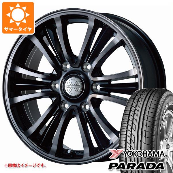 【タイヤ交換対象】NV350キャラバン E26用 2024年製 サマータイヤ ヨコハマ パラダ PA03 215/65R16C 109/107S ホワイトレター バザルト エックスタイプ2 6.5-16 タイヤホイール4本セット