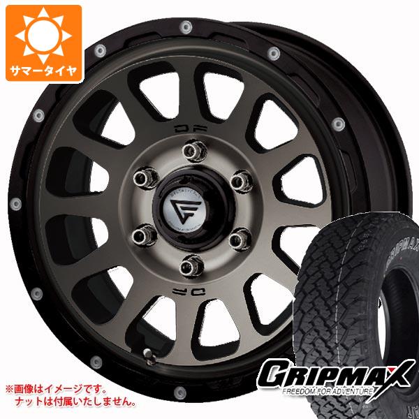 ハイエース 200系専用 サマータイヤ グリップマックス グリップマックス A/T 215/70R16 100T アウトラインホワイトレター デルタフォース オーバル 7.0-16 タイヤホイール4本セット
