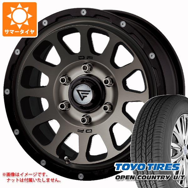 ハイエース 200系専用 サマータイヤ トーヨー オープンカントリー U/T 215/70R16 100H デルタフォース オーバル 7.0-16 タイヤホイール4本セット