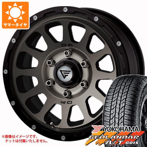ハイエース 200系専用 サマータイヤ ヨコハマ ジオランダー A/T G015 215/70R16 100H ブラックレター デルタフォース オーバル 7.0-16 タイヤホイール4本セット