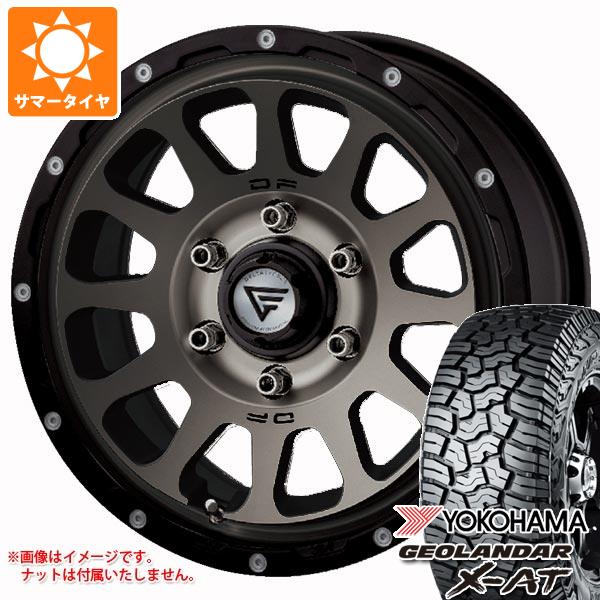 ハイエース 200系専用 サマータイヤ ヨコハマ ジオランダー X-AT G016 LT215/70R16 100/97Q ブラックレター デルタフォース オーバル 7.0-16 タイヤホイール4本セット