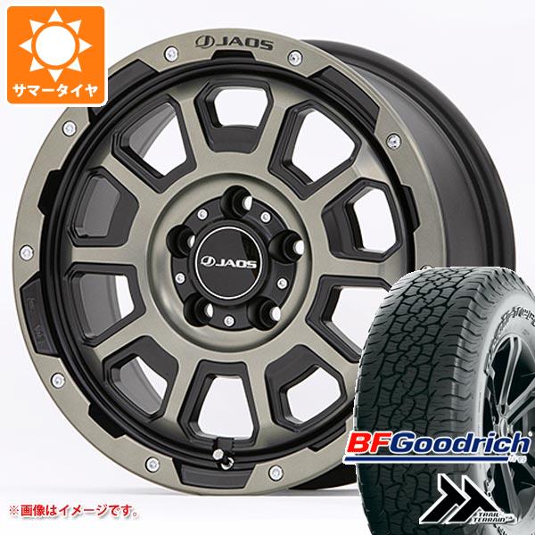 【タイヤ交換対象】エクリプスクロス GK系用 サマータイヤ BFグッドリッチ トレールテレーンT/A 225/65R17 102T アウトラインホワイトレター ジャオス アダマス BL5 7.5-17 タイヤホイール4本セット