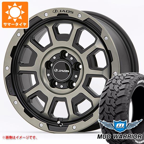 【タイヤ交換対象】エクリプスクロス GK系用 サマータイヤ モンスタ マッドウォーリアー LT235/70R16 104/101Q ホワイトレター ジャオス アダマス BL5 7.0-16 タイヤホイール4本セット