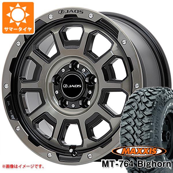 【タイヤ交換対象】サマータイヤ 225/75R16 10PR マキシス MT-764 ビッグホーン アウトラインホワイトレター ジャオス アダマス BL5 7.0-16 タイヤホイール4本セット