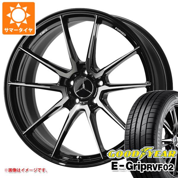 【タイヤ交換対象】メルセデスベンツ W177 Aクラス用 サマータイヤ グッドイヤー エフィシエントグリップ RVF02 225/40R19 93W XL TWS エクスパー EX-fM2 モノブロック タイヤホイール4本セット