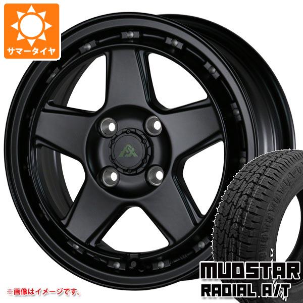 サマータイヤ 145/80R12 80/78N LT マッドスター ラジアル A/T ホワイトレター ドゥオール フェニーチェ クロス XC5 4.0-12 タイヤホイール4本セット