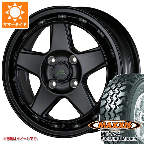 サマータイヤ 195R14 106/104R 8PR マキシス MT-754 バックショットマッダー アウトラインホワイトレター ドゥオール フェニーチェ クロス XC5 5.0-14 タイヤホイール4本セット