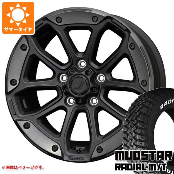 【タイヤ交換対象】エクリプスクロス GK系用 サマータイヤ マッドスター ラジアル M/T 225/65R17 102T ホワイトレター ジェップセン MJCR 216 8.0-17 タイヤホイール4本セット